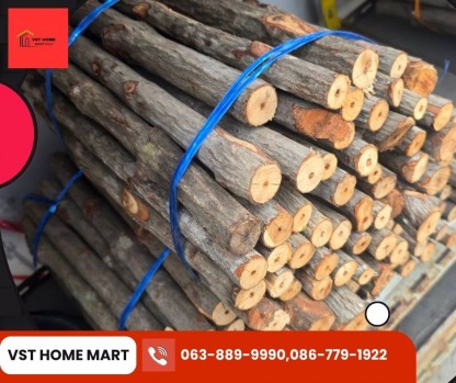 เสาค้ำไม้ยูคา - ร้านวัสดุก่อสร้างครบวงจร สาย2 - VST HOME MART